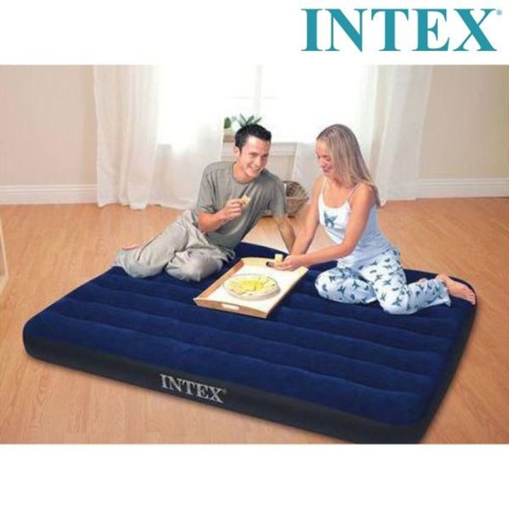 INTEX%20Portable%20Double%20(1Person)%20%20Inflatable%20Air%20Bed%20with%20Free%20Electric%20Pumper%20-%20Image%204