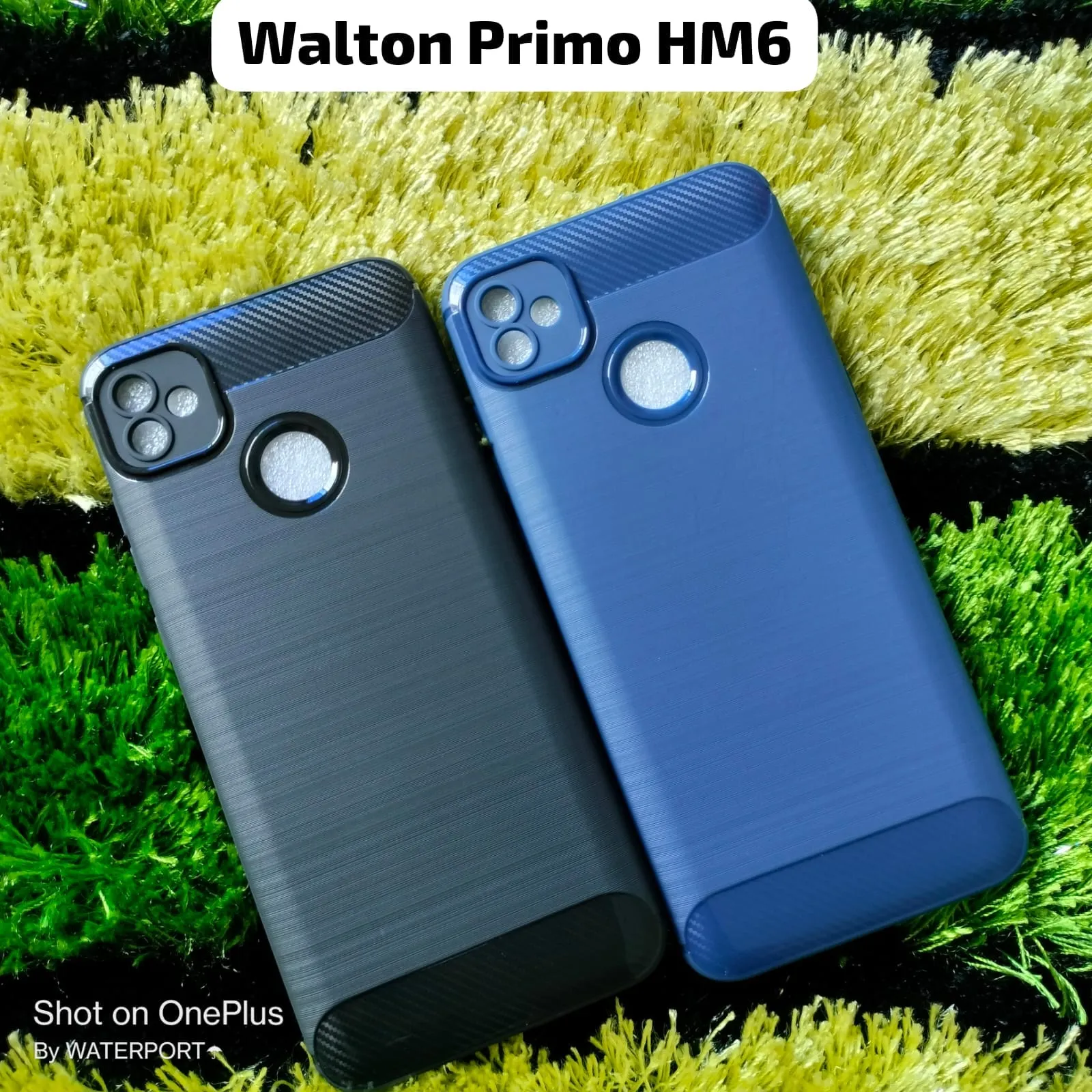 Walton Primo HM6 Back Cover Soft Silicon With Carbon Fiber Design ...
