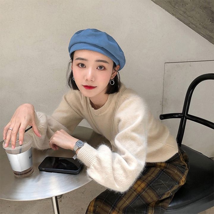 Women%20Fashion%20Warm%20Cotton%20Octagonal%20Flat%20Beret%20/%20Vintage%20Artist%20Beret%20Hat%20/%20Ladies%20Outdoor%20Beanie%20Hats%20/%20Artist%20Painter%20Cap%20-%20Image%207