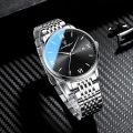 POEDAGAR Top Brand Watch Men Stainless Steel Business Date Clock Waterproof Luminous Watches Mens Luxury Sport Quartz Wristwatch. 