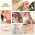 Crimp Beads Covers Kit with Bead Crimping Pliers Tool Brass Crimp Beads Tips Knot Covers Kit for for Jewelry Making DIY Craft.