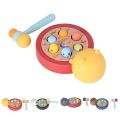 Kids Whack A Mole Game Toy Kids Pounding Toy Color Cognition Interactive with Hammer for over 3 Years Old. 