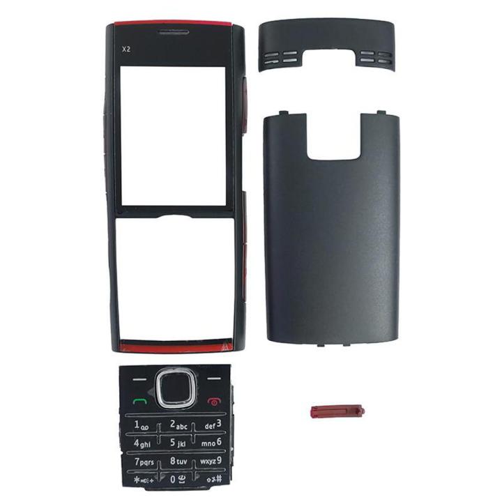 For Nokia X2-00 / X2 / X200 / X2 00 Front & Back Side Mobile Casing / Cashing with Keypad