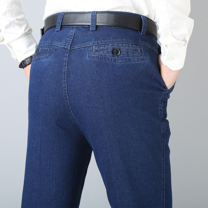 Peking%20Story%20Thick%20jean%20homme%20Men's%20Jeans%20Man%20Casual%20Large%20Size%20Men%20Denim%20Jeans%20Straight%20Solid%20Color%20Long%20Pants%20plus%20over%20size%20-%20Image%205