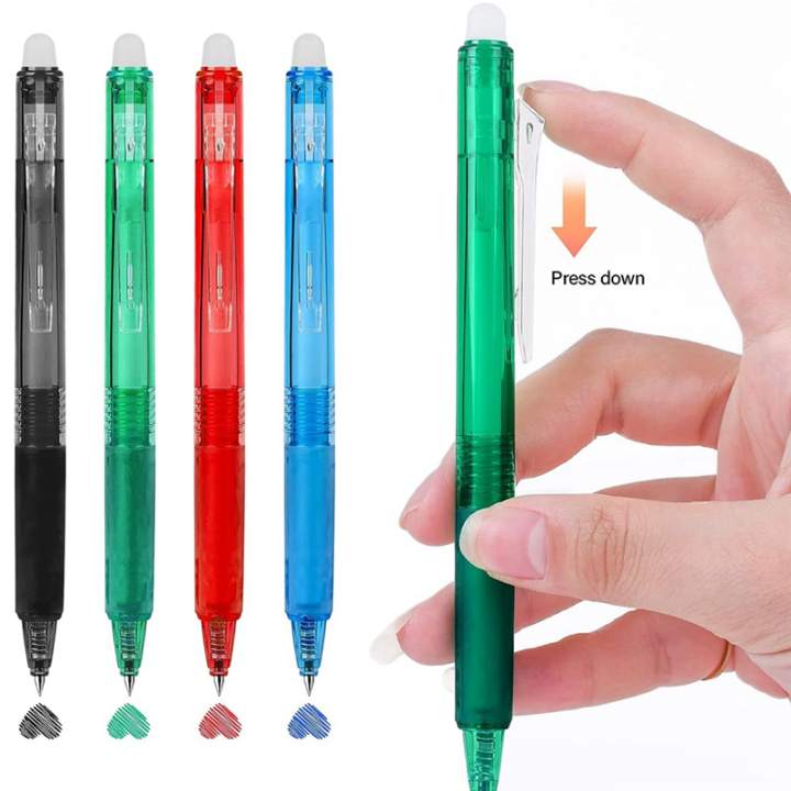 Retractable%20Erasable%20Gel%20Pens,%20Fine%20Point%200.7mm,Make%20Mistakes%20Disappear,%20Comfort%20Grip,%20for%20Drawing%20Writing%2012%20Pack%20Easy%20to%20Use%20-%20Image%204