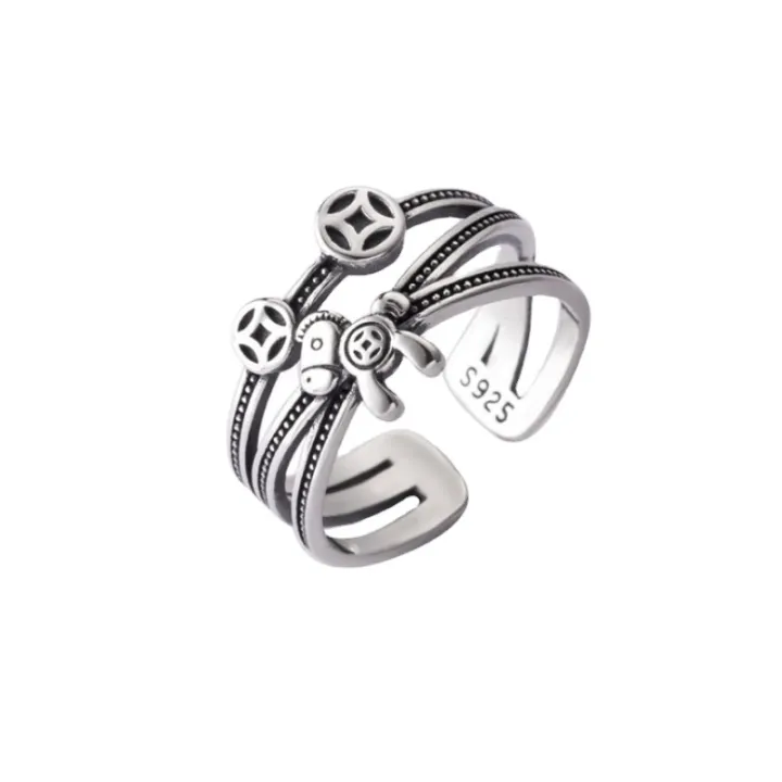 Personalized%20retro%20get%20rich%20immediately%20ring%20925%20Thai%20silver%20ring%20hip-hop%20internet%20celebrity%20women's%20trendy%20silver%20ring%20fashion%20accessories%20-%20Image%205