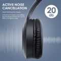 Siindoo JH-ANC923 Active Noise Cancelling Wireless Headset Foldable Over-Ear Bluetooth Headphone With Mic Hi-Fi Stereo Deep Bass. 