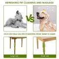 2Pcs Pet Cat Hair Removal Massage Comb Cats Scratching Rubbing Brush kitten Grooming Self Cleaning Wall Corner Cat Scratcher. 