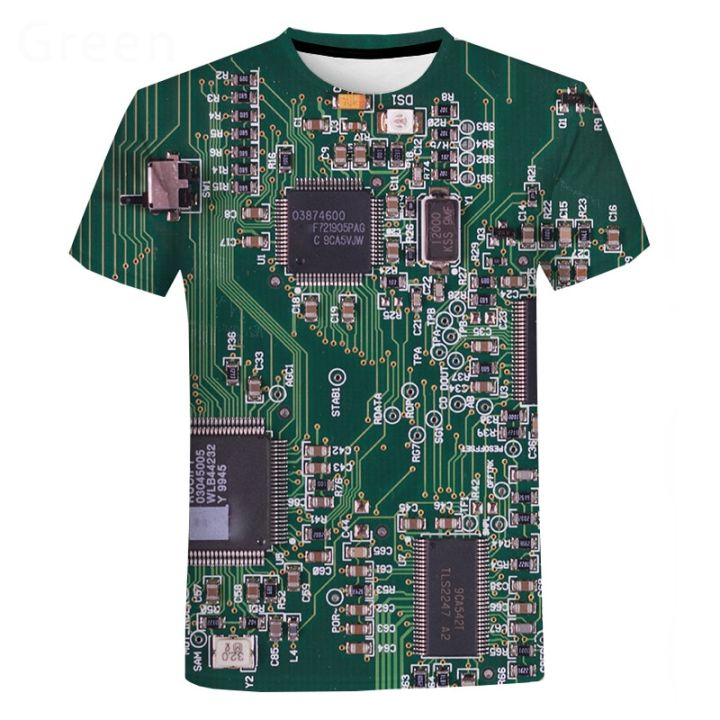 Circuit%20Board%203D%20Printed%20T%20Shirt%20Men%20Women%20Summer%20Casual%20Electronic%20CShort%20Sleeve%20Harajuku%20Streetwear%20Oversized%20T-shirt%20-%20Image%205