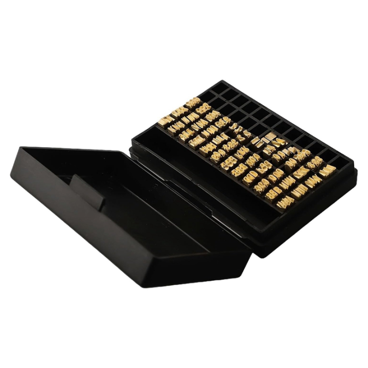 Coding Character For Hot Ribbon Thermal Ribbon Printing Font Characters 120PCS Copper Letters Hot Stamp ...