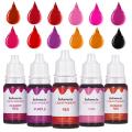 New 10ml Liquid Pigment for Lip Gloss Color Pigment Dyeing Colorant Water Oil Double Use Lipglos Diy Slime Epoxy Bake Sugar. 