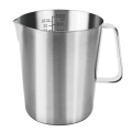 Measuring Jug 1L Stainless Steel, Measuring Cup Metal with Handle.