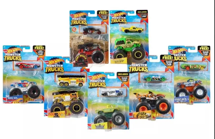 1%20pics%20pack%20Hot%20Wheels%20Monster%20Trucks%201:64%20Scale%20Die-Cast%20Assortment%20-%20Image%204