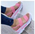 2022 Fashion Wedge Female Platform Buckle Strap Street Summer Outdoor Shoes Punk Beach Wedges Women Sandals Sandalias De Mujer. 