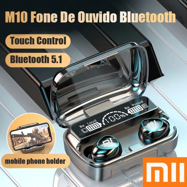 【Lejia】Xiaomi Wireless Headphones M10 Earphones with Charging Bin Control Earbuds with Clear Call Headsets HiFi
