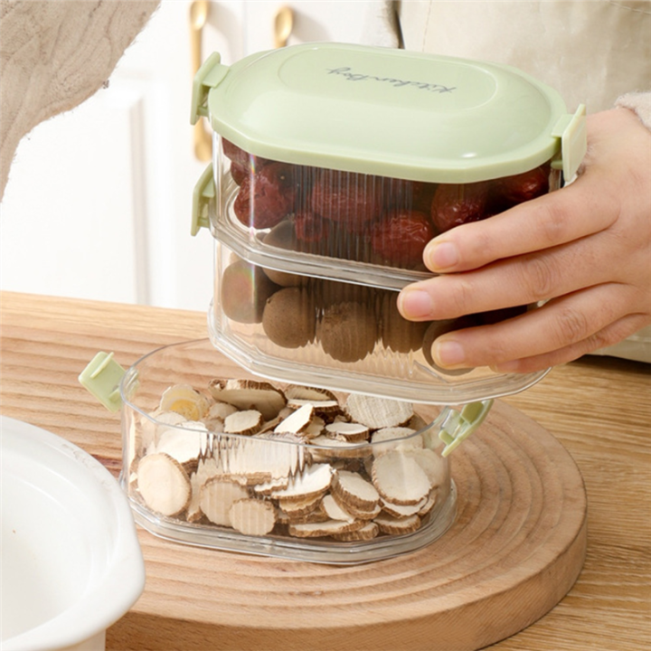 3%20Layer%20Food%20Storage%20Containers%20Plastic%20Removable%20Stackable%20Silicone%20Ring%20+Lid%203PCS%20-%20Image%205