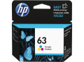HP 63 Tri-color Ink Cartridge.