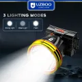 UZBOO Headlamp Explosively Bright Powerful Headlamp LED Headlamp Induction Headlight Waterproof Work Light USB Rechargeable Emergency Light Head-mounted Lamp for Outdoor Running Fishing Hiking. 
