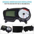 Motorcycle Tachometer Digital Odometer Motocross Speedometer Meter Gauge Dirt Bike for TVS APACHE RTR 160 CC 180. 