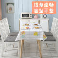 New Listed PEVA Fruit Tablecloth Oil Resistant Waterproof Household Small Fresh Tablecloth Coffee Table Computer Table Mat for Eating.