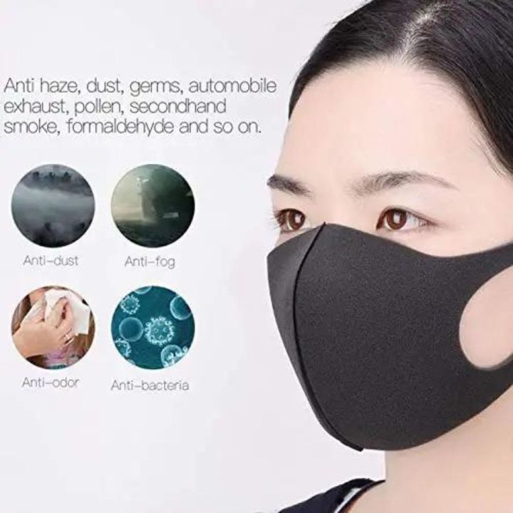 Anti-Pollution%20Protector%20Washable%20Breathable%20Reusable%20Windproof%20Dustproof%20Slim%20Face%20Sponge%20Black%20for%20Men%20&%20Women%20face%20mask%20-%20Image%203