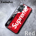 Casinglee for Realme GT NEO 2 Case Tempered Glass Protector Mirror Couple Back Cover SUP Supreme Design Realme GT NEO2 case cover For girls and Boys. 