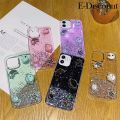 New Phone Case For Samsung Galaxy A05 Cover Shiny Ring Covers Glitter Soft Transparent Space Planet Stars Moon Girls For Galaxy A05 Case. 