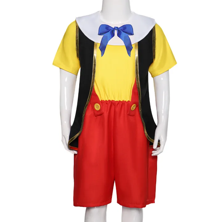 Halloween%20long%20nose%20Pinocchio%20children's%20cos%20costume%20Pinocchio%20Pinocchio%20cosplay%20costume%20performance%20costume%20-%20Image%202