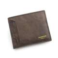 Multifunctional Men's Wallet Money Bag Leather Short Wallet Fashion Vintage Wallet Casual three colour.