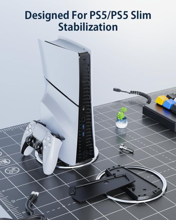 【Best value for money】 New Console Host Stand For PS5 Slim/PS5 PRO Vertical Storage Stand Game Accessories