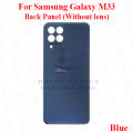 For Samsung Galaxy M33 Back Panel/Backshell/ Casing With Logo-All Colors Available. 