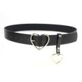Fashion Women PU Leather Belt Heart Female Cute Black Harajuku Belt Ladies Pants Party Dress Heart Belts For Jeans.