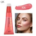QIC Cross-Border Light Transparent Soft Color Blusher Moisturizing Water Moisturizing Easy to Open Silky Makeup Liquid Blush Rouge Beauty Makeup. 