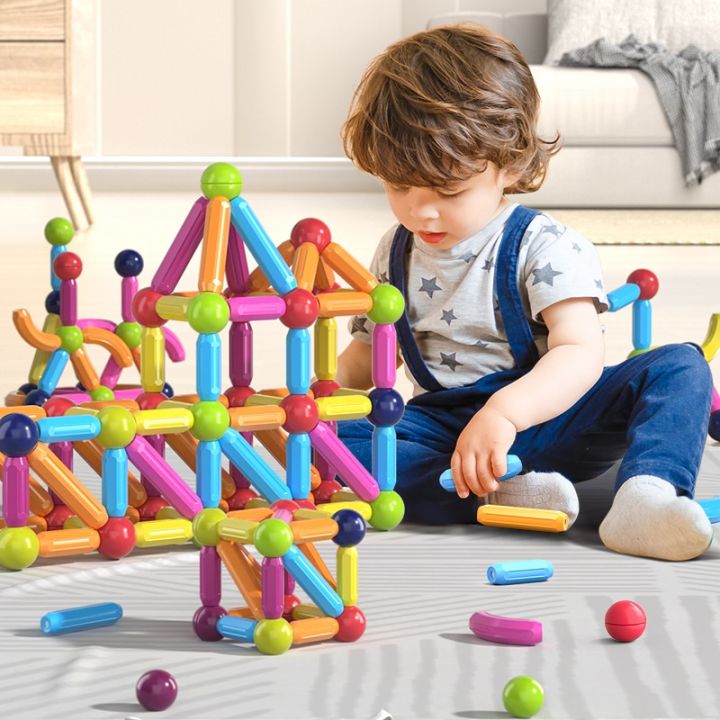 Kids%20Magnetic%20Construction%20Set%20Magnetic%20Balls%20Stick%20Building%20Blocks%20Montessori%20Educational%20Toys%20For%20Children%20Gift%20-%20Image%203