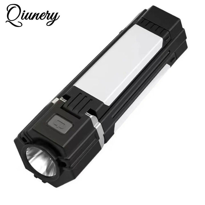 Qiunery Camping Lights Waterproof Tent Lights Portable Fishing Hiking Emergency Lighting Lantern LED Lantern Flashlight With 3000mAh Battery Rechargeable Flashlight