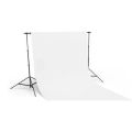 Background 8x12ft Non-Woven Fabric Solid Color White Screen Photo Backdrop Studio Photography. 