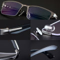 Eyewear tr90 titanium myopia glasses frame men reading glasses comfortable slip-resistant eyeglasses frame for men. 