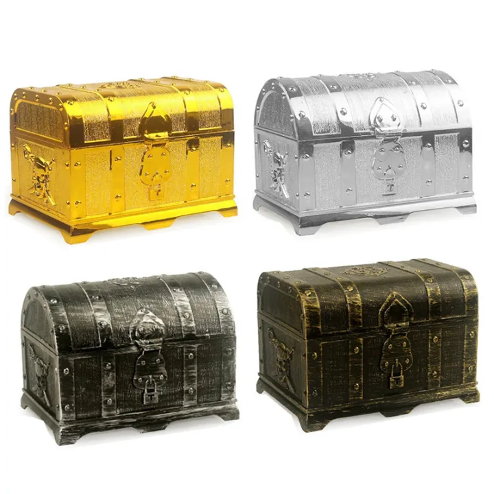 Gold-sprayed%20Hunt%20Pirate%20Hidden%20Box%20Plastic%20Decorative%20-%20Image%205