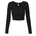 Crop top plain full sleeve for fashionable women's..