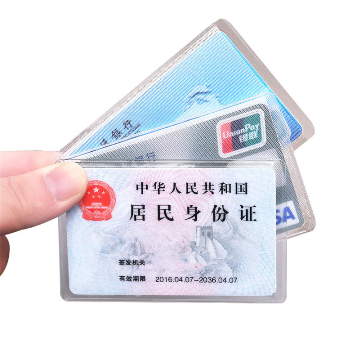 Credit%20Card%20Sleeve%20Protector%20Transparent%20Card%20Holder%20Set%20of%2010%20Perfect%20for%20covering%20ID%20Card%20Bank%20Card%20Debit%20Cards%20-%20Image%204
