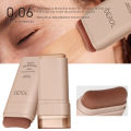 Vnce Lncei Soft Bristles Foundation Stick Full Coverage Acne Spot Dark Circle Moisturize Concealer Cream Face Makeup Bulti-in Applicator.