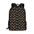 Colorful Dog Paw Print Student Large Capacity School Bag for Girls Boys Teenager Daily Casual Backpack Travel Storage Rucksacks. 