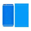 Back and Front Skin Sticker for iPhone 6 Plus - Blue. 