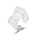 Acrylic Resin Geometric Rings Female Ins Girl New. 