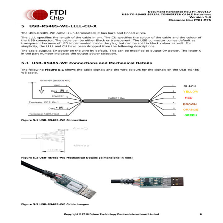 Usb-Rs485-We-1800-Bt%20Usb%20To%20Rs485%20Serisl%20Cable%20Ftdi%20Ft232rq%20Usb%20To%20Rs485%20Serial%20Adapter%20Converter%20Communication%20Cable%20-%20Image%203