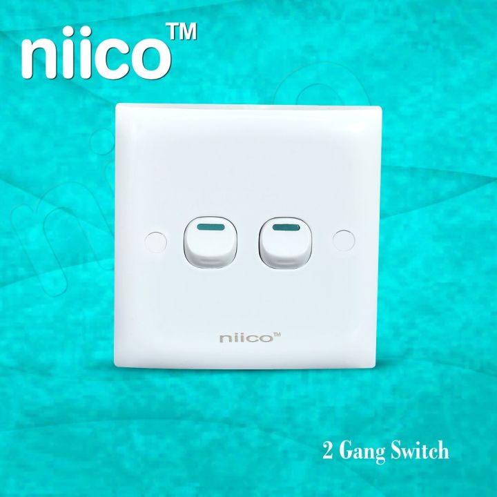 NIICO%20Classic%202%20Gang%201%20Way%20Wall%20Switch%20(%205%20Year%20Warranty)%20-%20Image%202