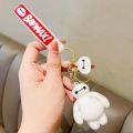 Baymax Keychains Cartoon Big Hero Six Doll Pendant Key Chains Fashion Cute Small Gift Disney Series Keyring Accessories. 