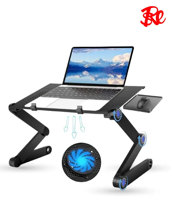 Adjustable Laptop Stand Table Desk Portable Aluminum Ergonomic Lapdesk ...