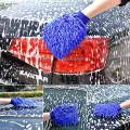 Car Wash Glove Double Super Microfiber Soft for Car Washing Hand Gloves Multifunction Cleaning Towel Car Detailing Brush Tools. 