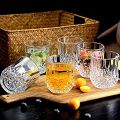 Upgrade Your Table Setting With 6-Piece Diamond-Shaped Water Glasses - Elegant Glasses for Stylish Dining - Water Glasses-143. 